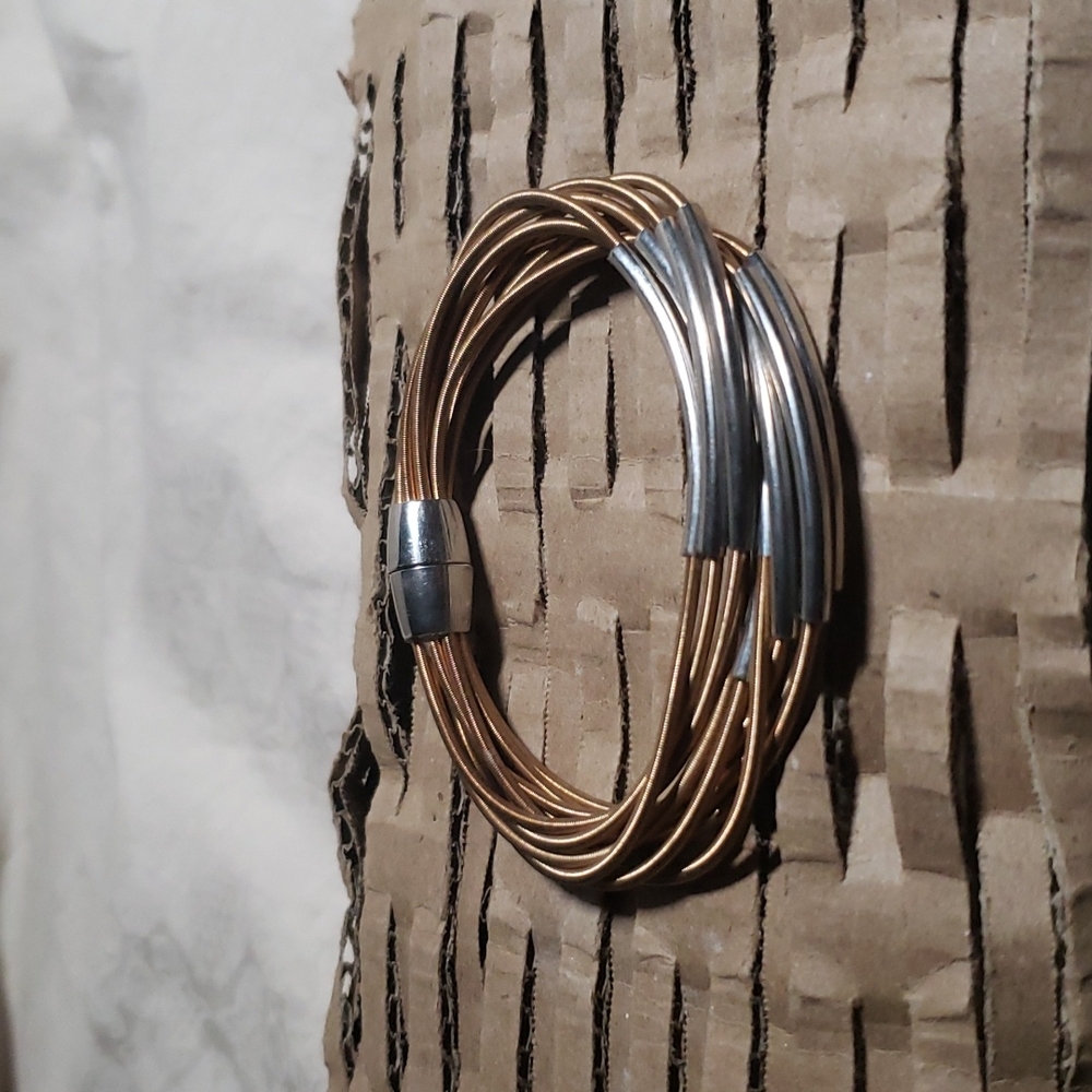 Copper and silver bracelet 💥